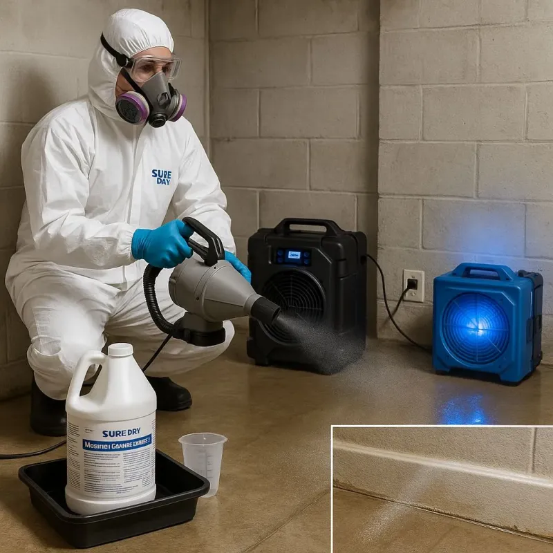 Sanitization and Odor Removal process in Greenbriar, VA